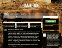 Tablet Screenshot of game-dog.com